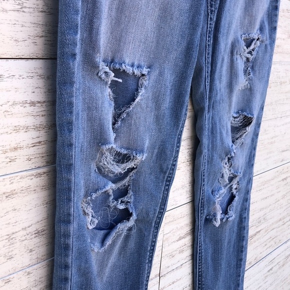 EUNINA LOW RISE DISTRESSED SKINNY ANKLE JEANS | SIZE 7 - Picture 6 of 7